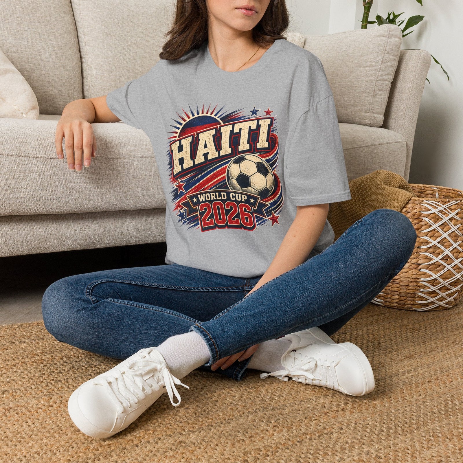 Haiti 2026 World Cup Retro T-Shirt - soccer fan t-shirt | GoalRush Studio
