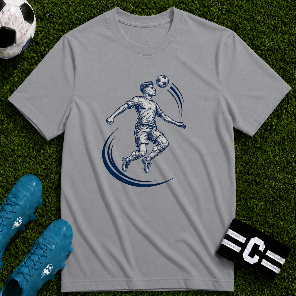Header Detailed Ink Sketch T-Shirt - soccer fan t-shirt | GoalRush Studio