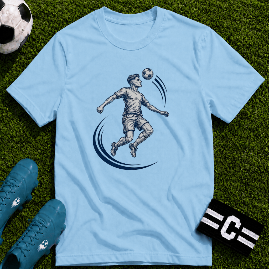 Header Detailed Ink Sketch T-Shirt - soccer fan t-shirt | GoalRush Studio