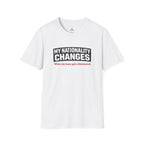 Humor "My Nationality Changes When My Team Gets Eliminated" T-Shirt - soccer fan t-shirt | GoalRush Studio