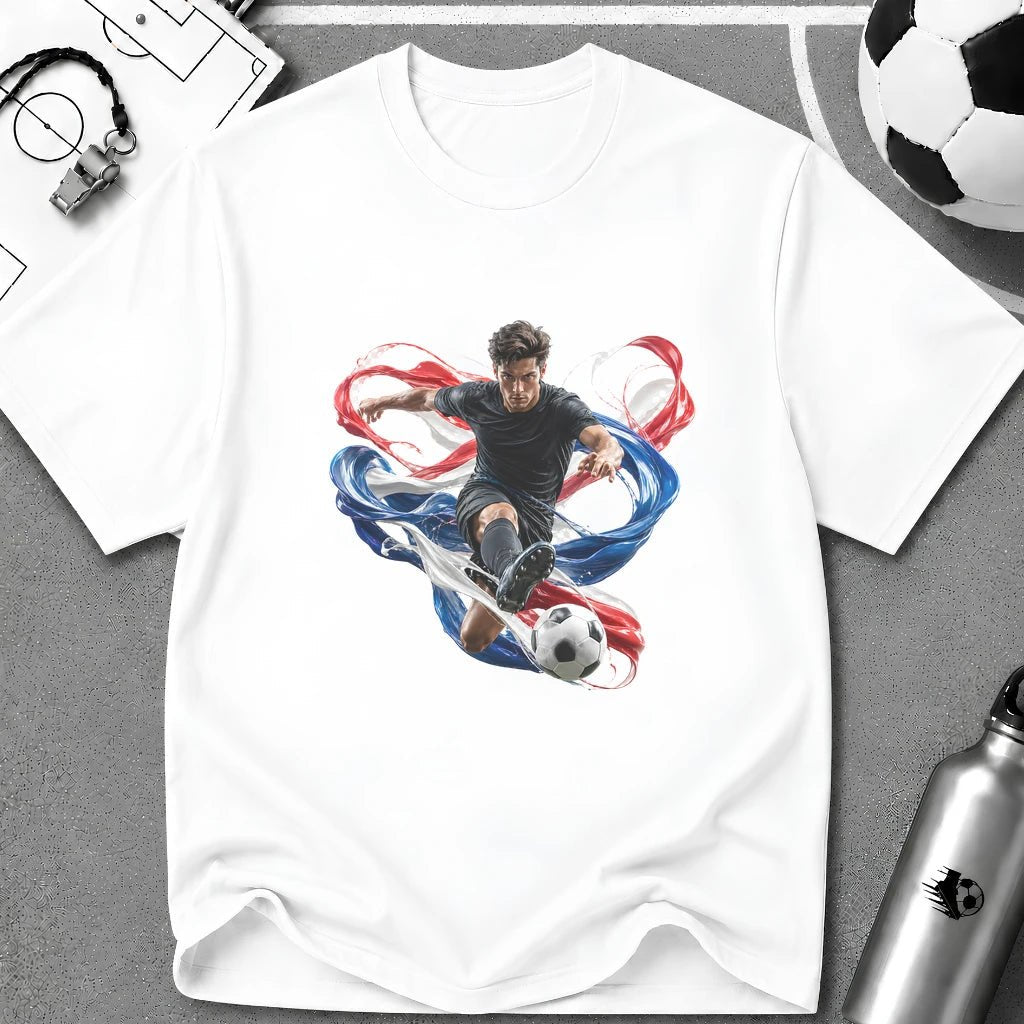 Hyper-realistic 3D Soccer Pride T-Shirt - soccer fan t-shirt | GoalRush Studio