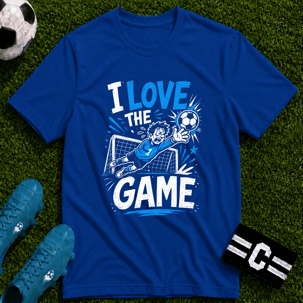 I Love The Game T-Shirt - soccer fan t-shirt | GoalRush Studio