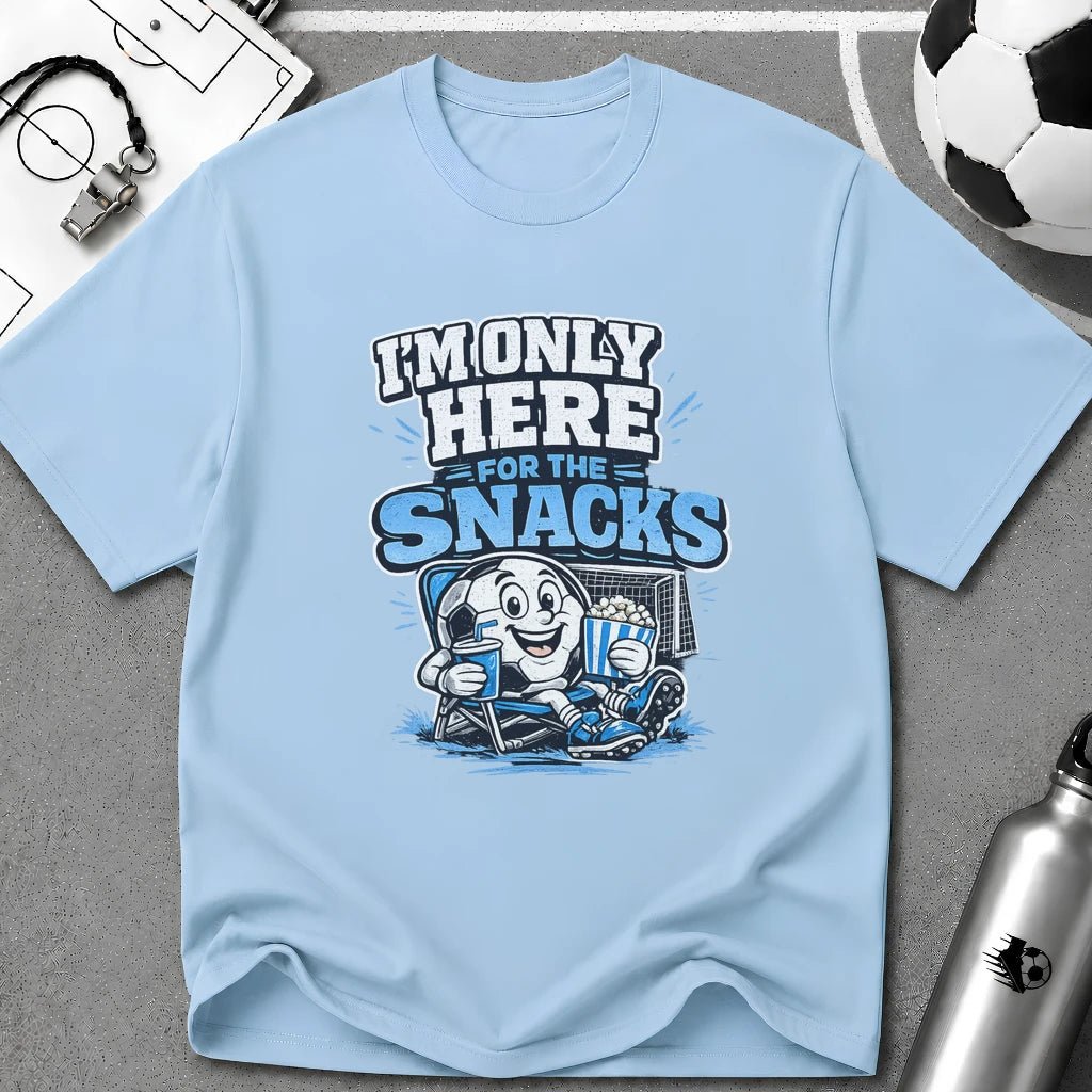 I'm Only Here for the Snacks T-Shirt - soccer fan t-shirt | GoalRush Studio