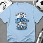 I'm Only Here for the Snacks T-Shirt - soccer fan t-shirt | GoalRush Studio