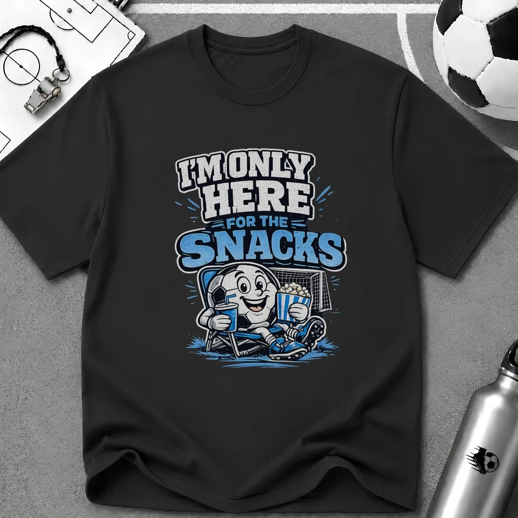 I'm Only Here for the Snacks T-Shirt - soccer fan t-shirt | GoalRush Studio