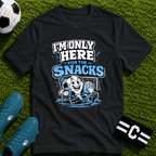 I'm Only Here for the Snacks T-Shirt - soccer fan t-shirt | GoalRush Studio