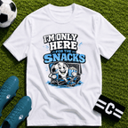 I'm Only Here for the Snacks T-Shirt - soccer fan t-shirt | GoalRush Studio