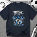 I'm Only Here for the Snacks T-Shirt - soccer fan t-shirt | GoalRush Studio