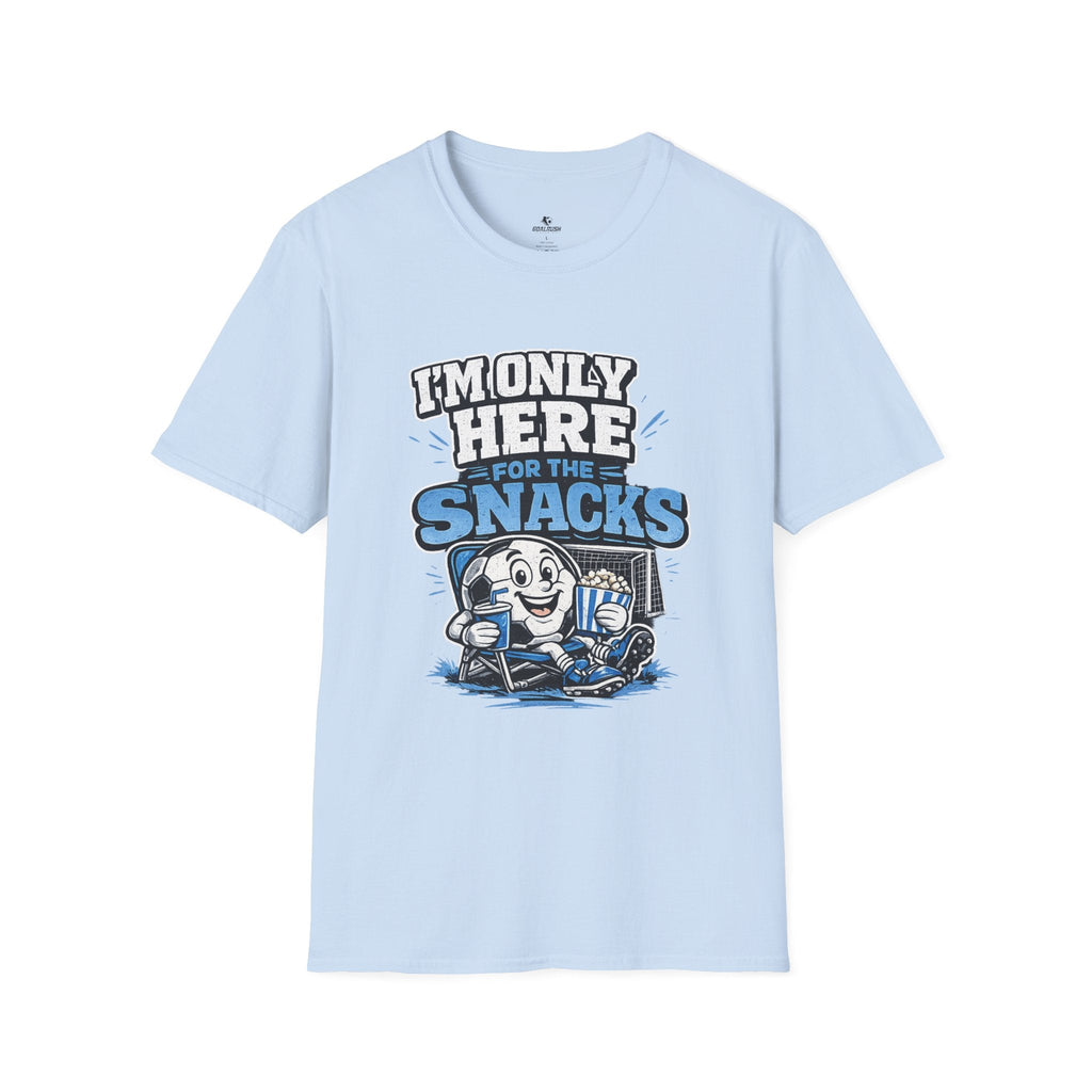 I'm Only Here for the Snacks T-Shirt - soccer fan t-shirt | GoalRush Studio