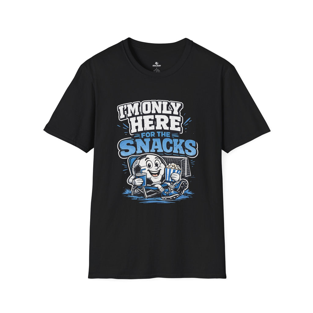 I'm Only Here for the Snacks T-Shirt - soccer fan t-shirt | GoalRush Studio