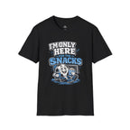 I'm Only Here for the Snacks T-Shirt - soccer fan t-shirt | GoalRush Studio