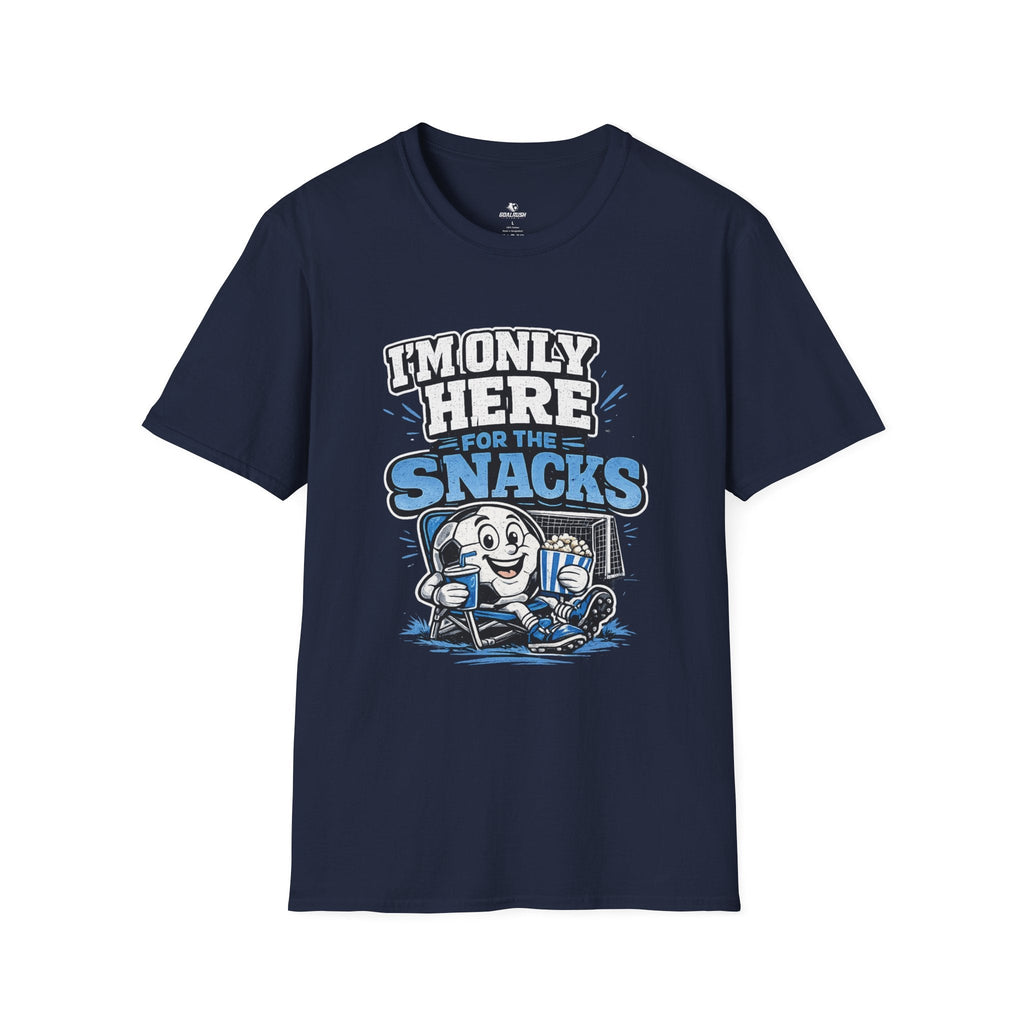 I'm Only Here for the Snacks T-Shirt - soccer fan t-shirt | GoalRush Studio