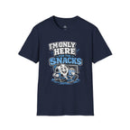 I'm Only Here for the Snacks T-Shirt - soccer fan t-shirt | GoalRush Studio