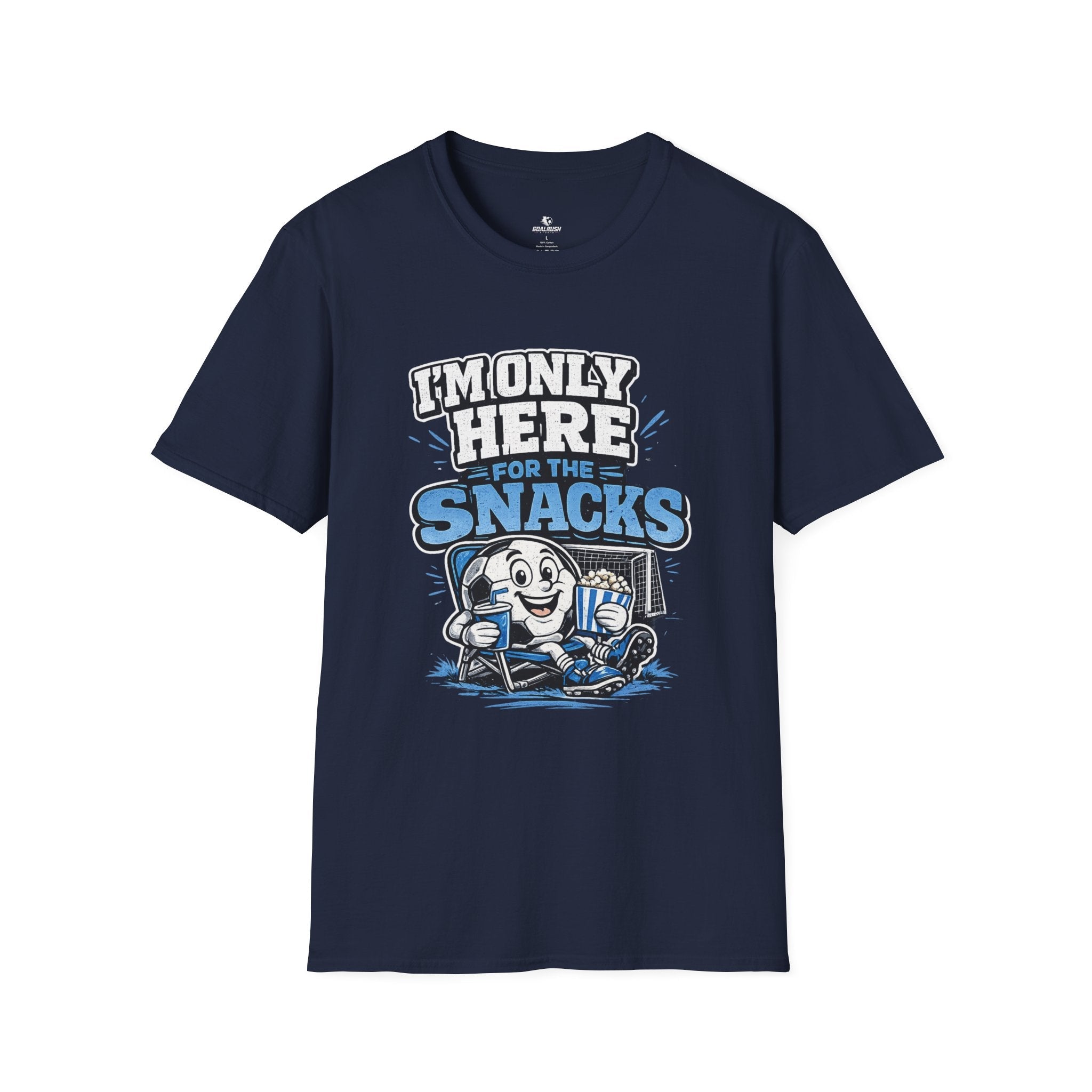 I'm Only Here for the Snacks T-Shirt - soccer fan t-shirt | GoalRush Studio