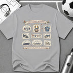 Independence Day - Retro Collage Grid Soccer Fan T-Shirt - soccer fan t-shirt | GoalRush Studio