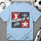 Independence Day - Soccer Fan Round of 16 Star T-Shirt - soccer fan t-shirt | GoalRush Studio