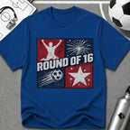 Independence Day - Soccer Fan Round of 16 Star T-Shirt - soccer fan t-shirt | GoalRush Studio