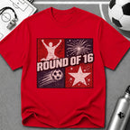 Independence Day - Soccer Fan Round of 16 Star T-Shirt - soccer fan t-shirt | GoalRush Studio
