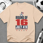 Independence Day - Soccer Fan Round of 16 T-Shirt - soccer fan t-shirt | GoalRush Studio
