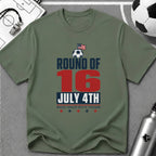 Independence Day - Soccer Fan Round of 16 T-Shirt - soccer fan t-shirt | GoalRush Studio