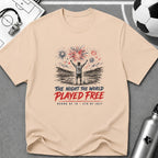 Independence Day - Soccer Fan The Night The World Played Free T-Shirt - soccer fan t-shirt | GoalRush Studio