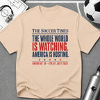 Independence Day - Soccer Fan The Soccer Times T-Shirt - soccer fan t-shirt | GoalRush Studio