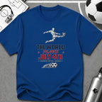 Independence Day - Soccer Fan The World Plays July 4th T-Shirt - soccer fan t-shirt | GoalRush Studio