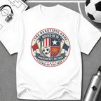 Independence Day - The Beautiful Game Round of 16 T-Shirt - soccer fan t-shirt | GoalRush Studio