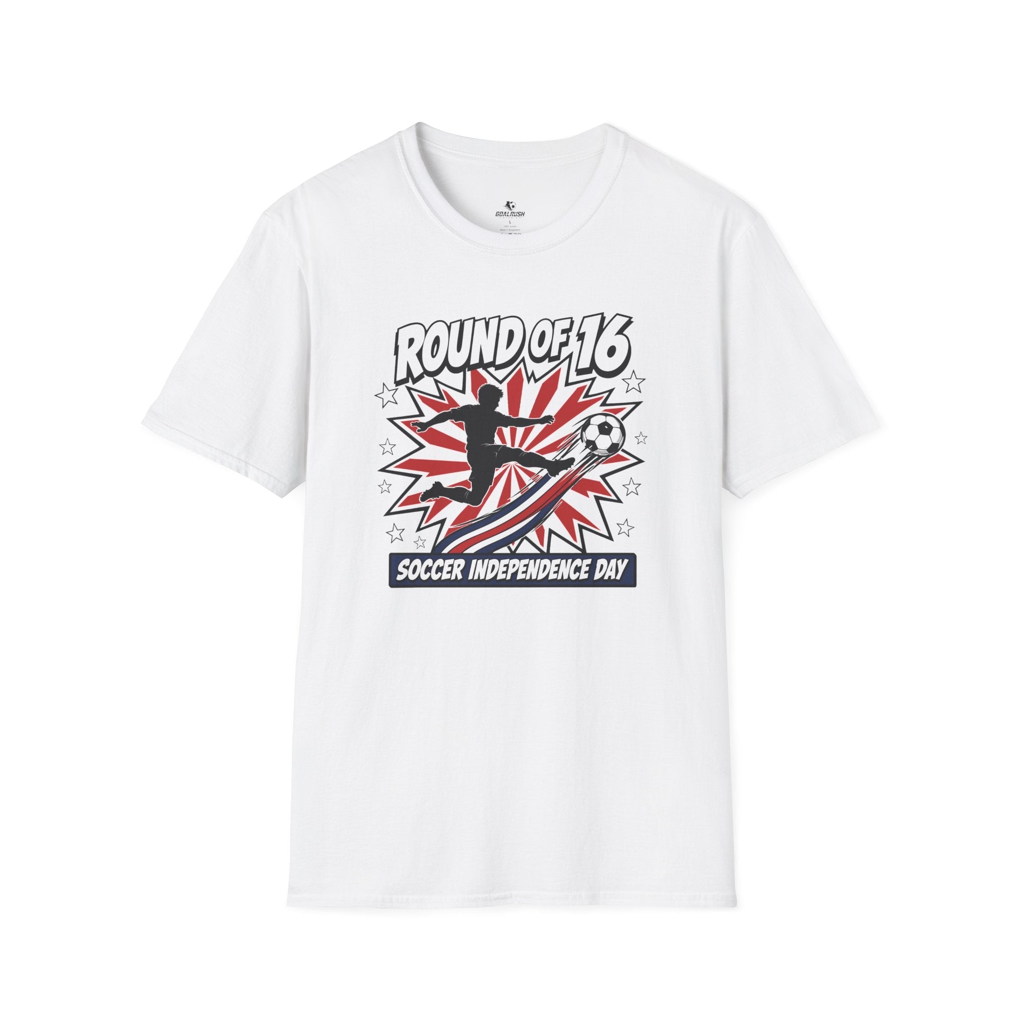 Independence Day - World Cup Round of 16 Graphic Art T-Shirt - soccer fan t-shirt | GoalRush Studio