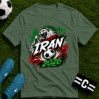 Iran 2026 World Cup Graphic T-Shirt - soccer fan t-shirt | GoalRush Studio