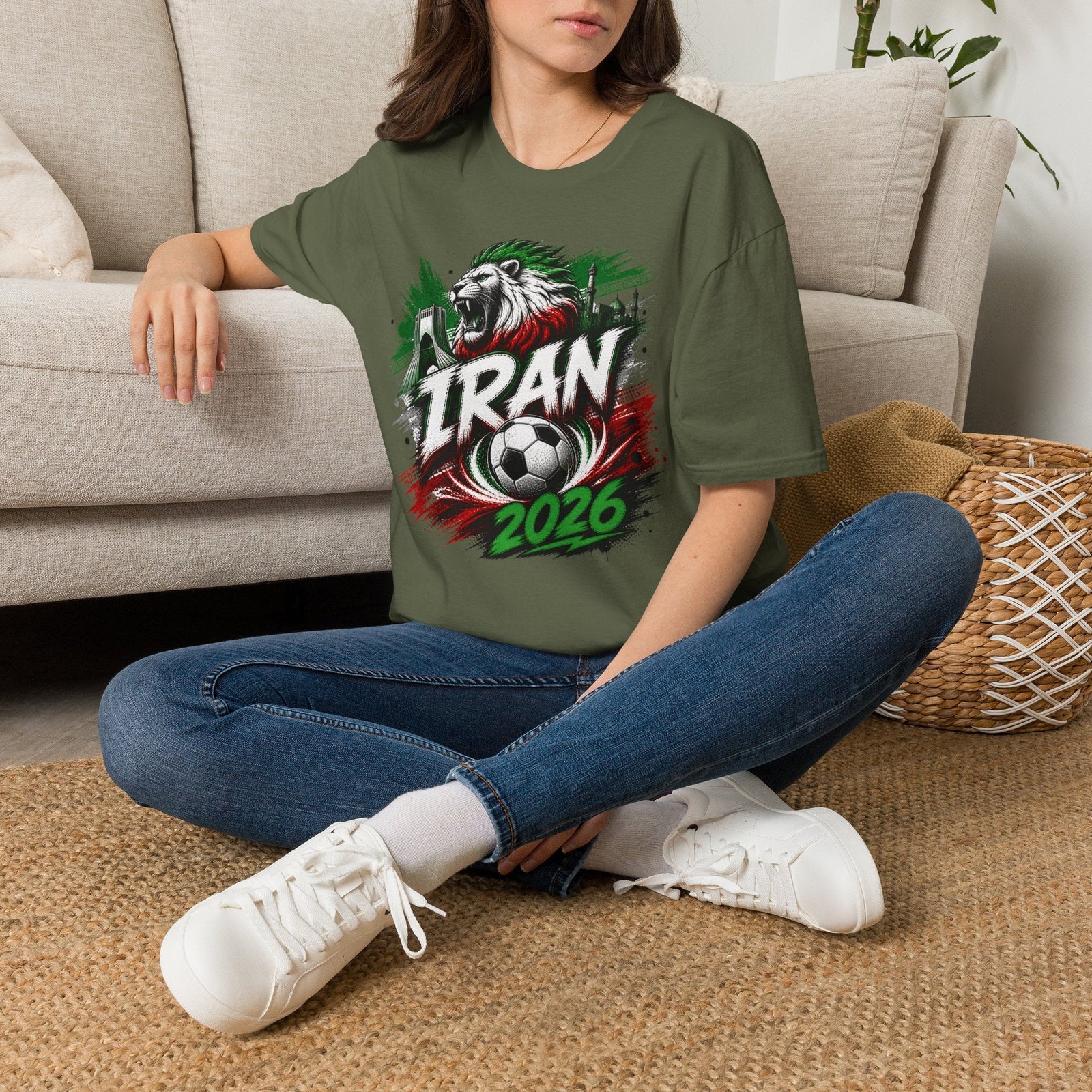 Iran 2026 World Cup Graphic T-Shirt - soccer fan t-shirt | GoalRush Studio