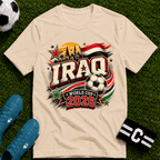 Iraq 2026 World Cup Retro T-Shirt - soccer fan t-shirt | GoalRush Studio