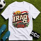 Iraq 2026 World Cup Retro T-Shirt - soccer fan t-shirt | GoalRush Studio