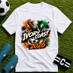 Ivory Coast 2026 World Cup Graphic T-Shirt - soccer fan t-shirt | GoalRush Studio