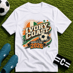 Ivory Coast 2026 World Cup Retro T-Shirt - soccer fan t-shirt | GoalRush Studio