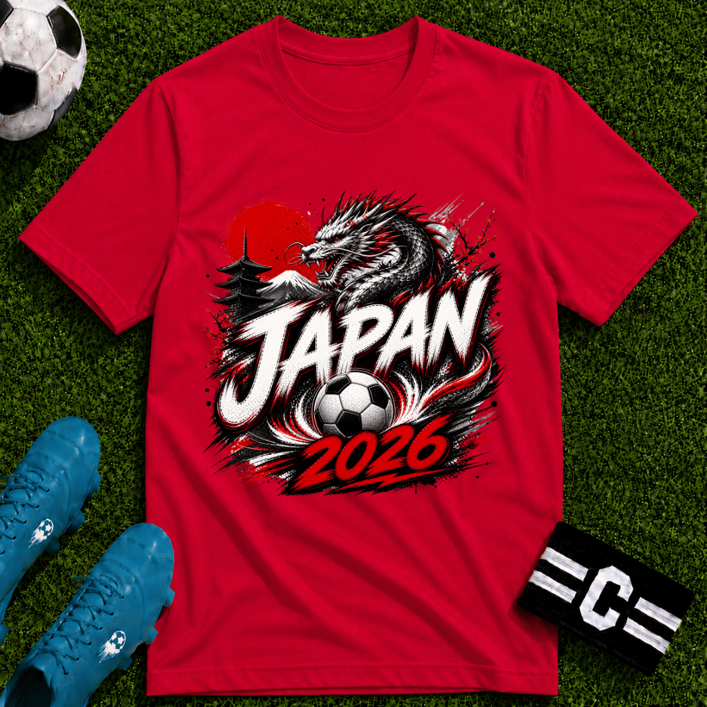 Japan 2026 World Cup Graphic T-Shirt - soccer fan t-shirt | GoalRush Studio