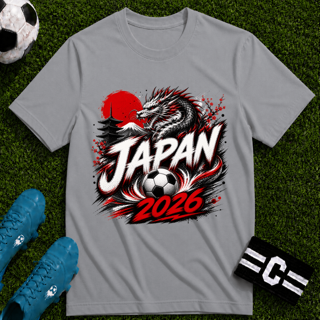 Japan 2026 World Cup Graphic T-Shirt - soccer fan t-shirt | GoalRush Studio