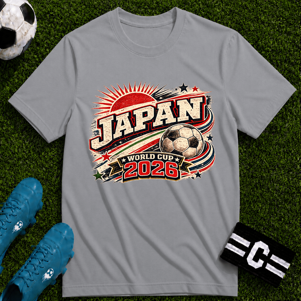 Japan 2026 World Cup Retro T-Shirt - soccer fan t-shirt | GoalRush Studio