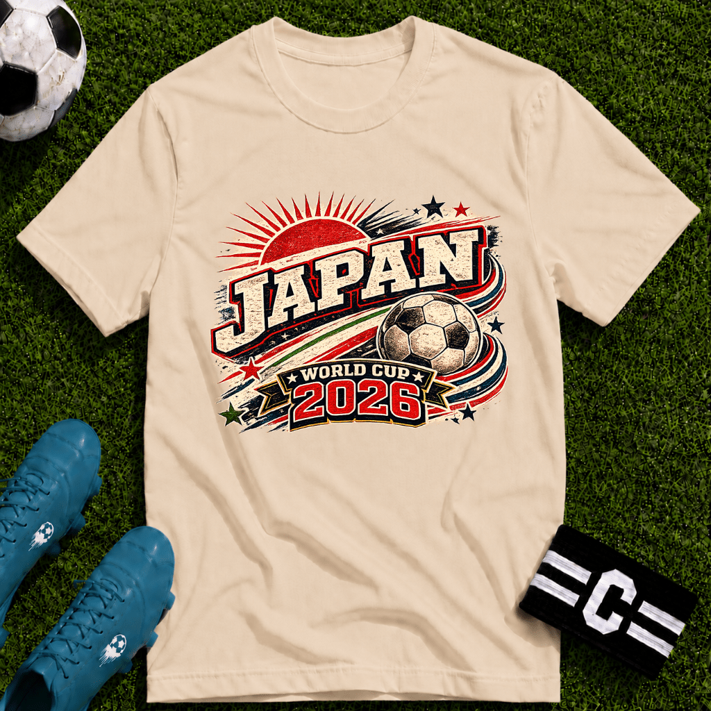 Japan 2026 World Cup Retro T-Shirt - soccer fan t-shirt | GoalRush Studio