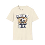 Kickin' It With My Kid Soccer T-Shirt - soccer fan t-shirt | GoalRush Studio