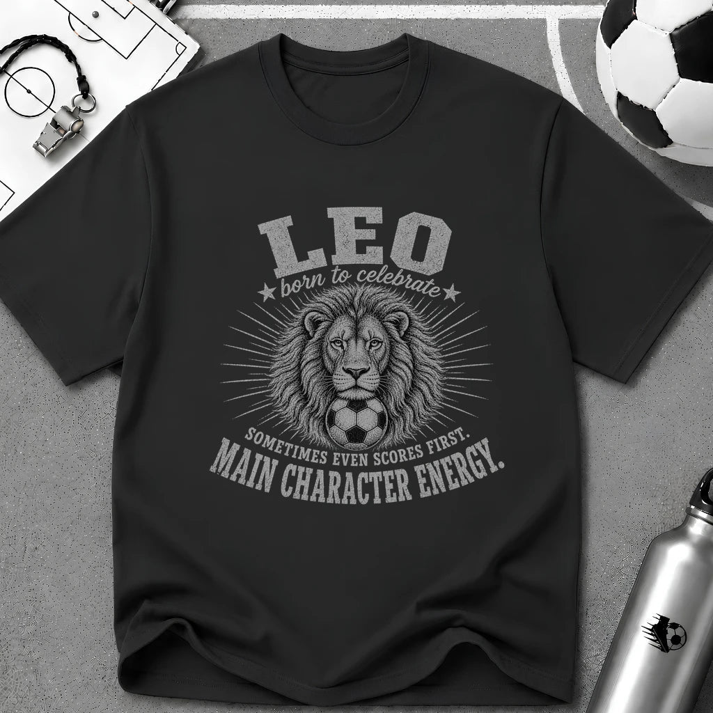 LEO - Born to Celebrate T-Shirt - soccer fan t-shirt | GoalRush Studio