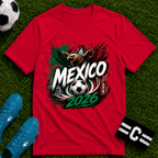 Mexico 2026 World Cup Graphic T-Shirt - soccer fan t-shirt | GoalRush Studio