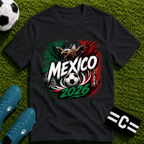 Mexico 2026 World Cup Graphic T-Shirt - soccer fan t-shirt | GoalRush Studio