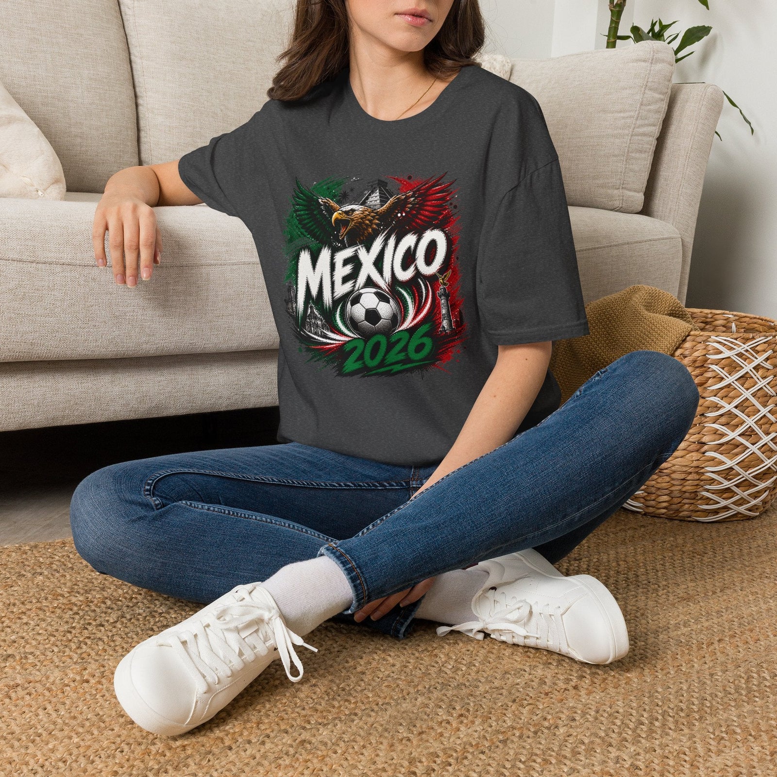 Mexico 2026 World Cup Graphic T-Shirt - soccer fan t-shirt | GoalRush Studio