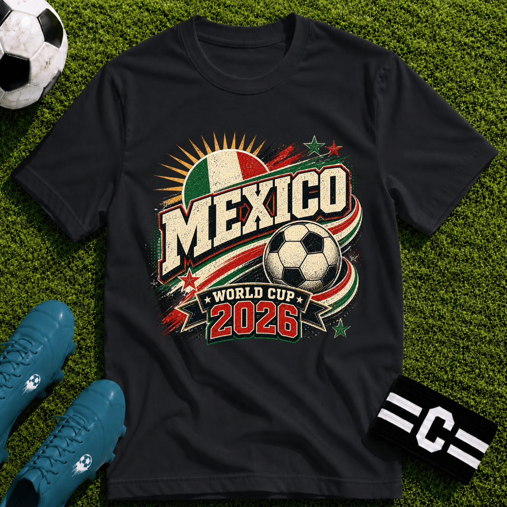 Mexico 2026 World Cup Retro T-Shirt - soccer fan t-shirt | GoalRush Studio