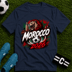 Morocco 2026 World Cup Graphic T-Shirt - soccer fan t-shirt | GoalRush Studio