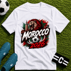 Morocco 2026 World Cup Graphic T-Shirt - soccer fan t-shirt | GoalRush Studio
