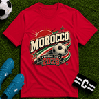 Morocco 2026 World Cup Retro T-Shirt - soccer fan t-shirt | GoalRush Studio