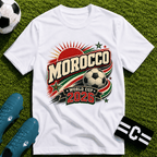 Morocco 2026 World Cup Retro T-Shirt - soccer fan t-shirt | GoalRush Studio