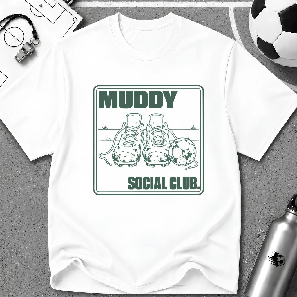 Muddy Social Club T-Shirt - soccer fan t-shirt | GoalRush Studio